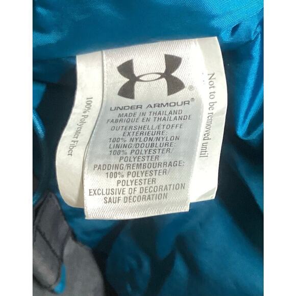 Under armour mtn down asymetrical 3/4 zip snowboard jacket unisex L - Picture 5 of 6